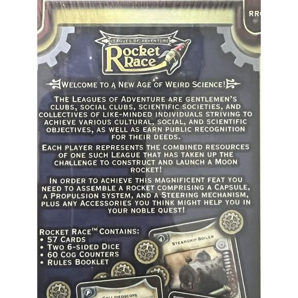 Leagues of Adventure: Rocket Race Steam Punk Card Game 2015 Triple Ace Games New - Picture 3 of 8